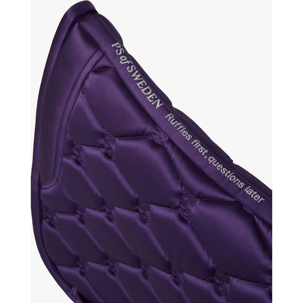 PS of Sweden Saddlepad Ruffle Dressage Eclipse Purple