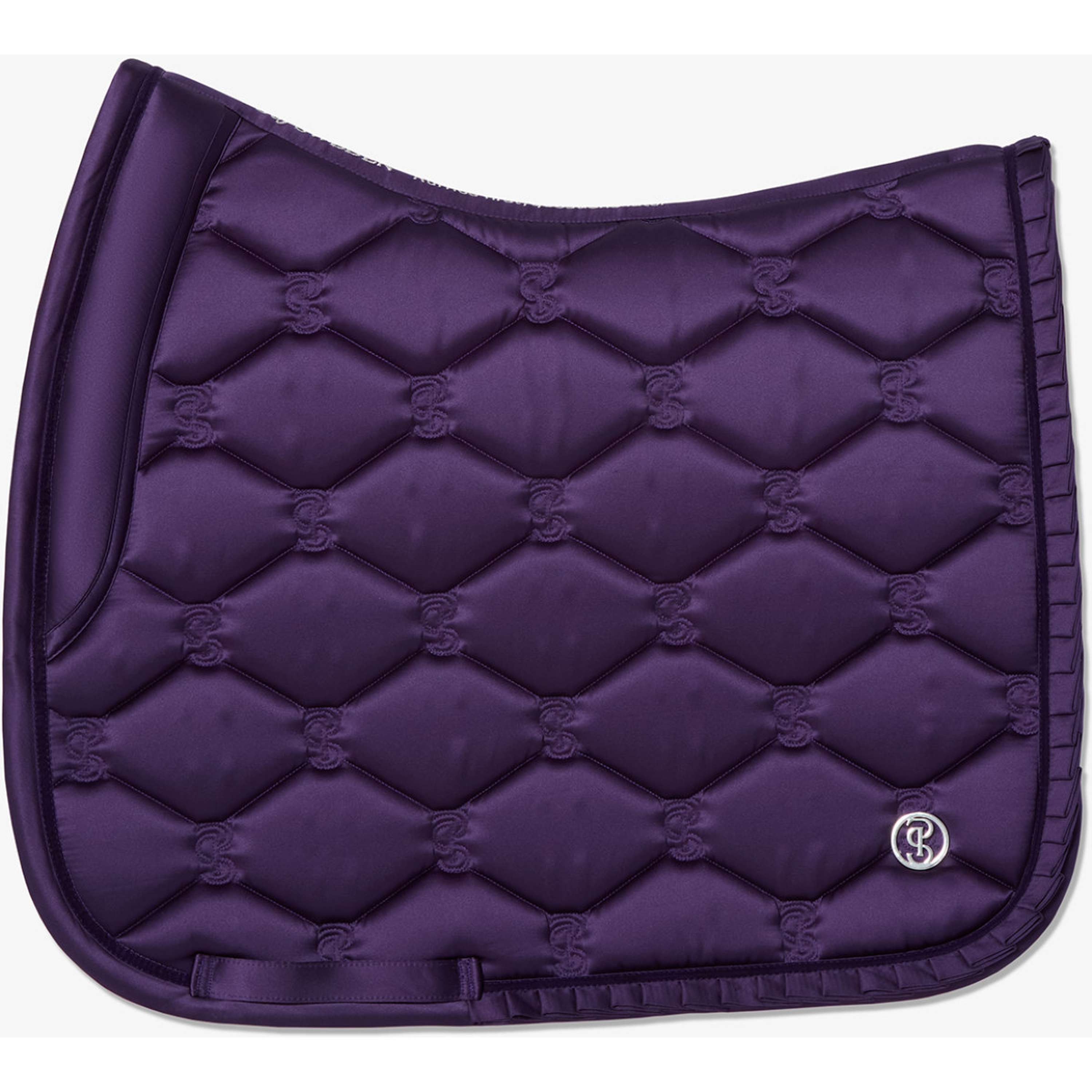 PS of Sweden Saddlepad Ruffle Dressage Eclipse Purple