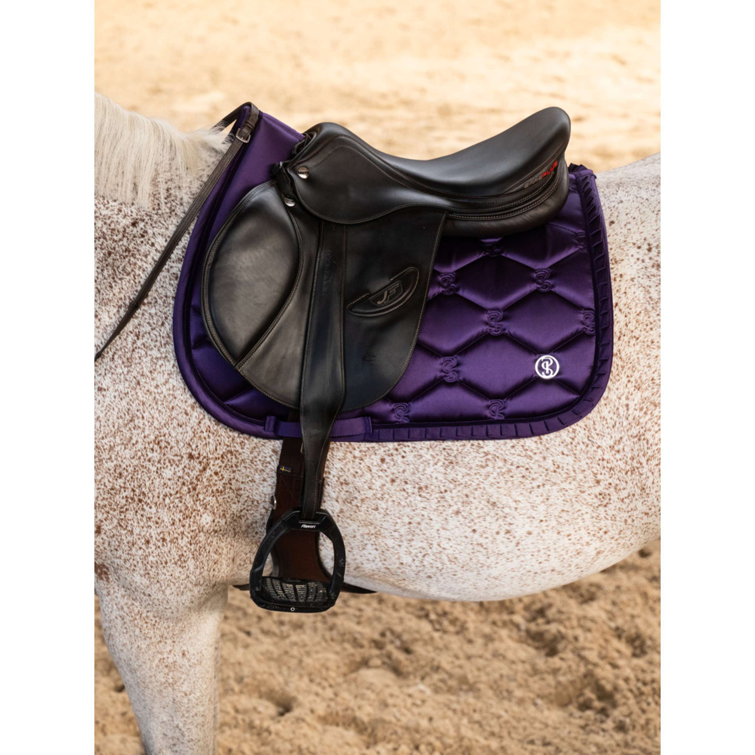 PS of Sweden Saddlepad Ruffle Jumping Eclipse Purple