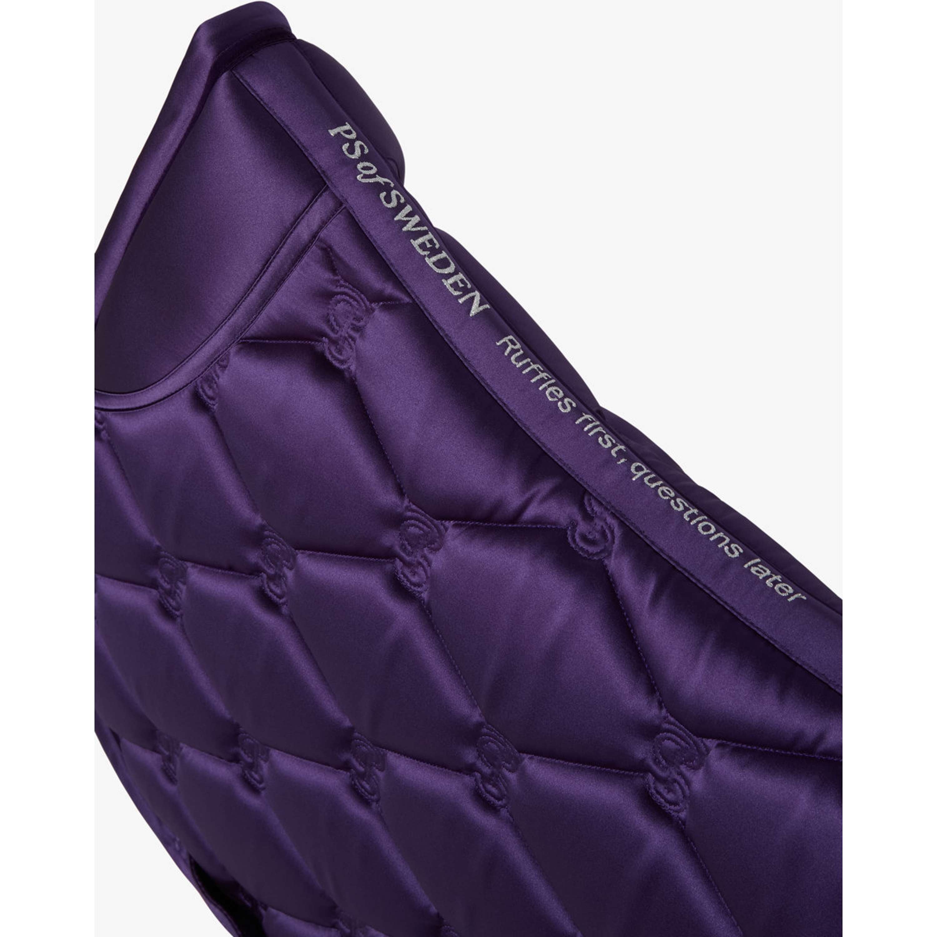 PS of Sweden Saddlepad Ruffle Jumping Eclipse Purple