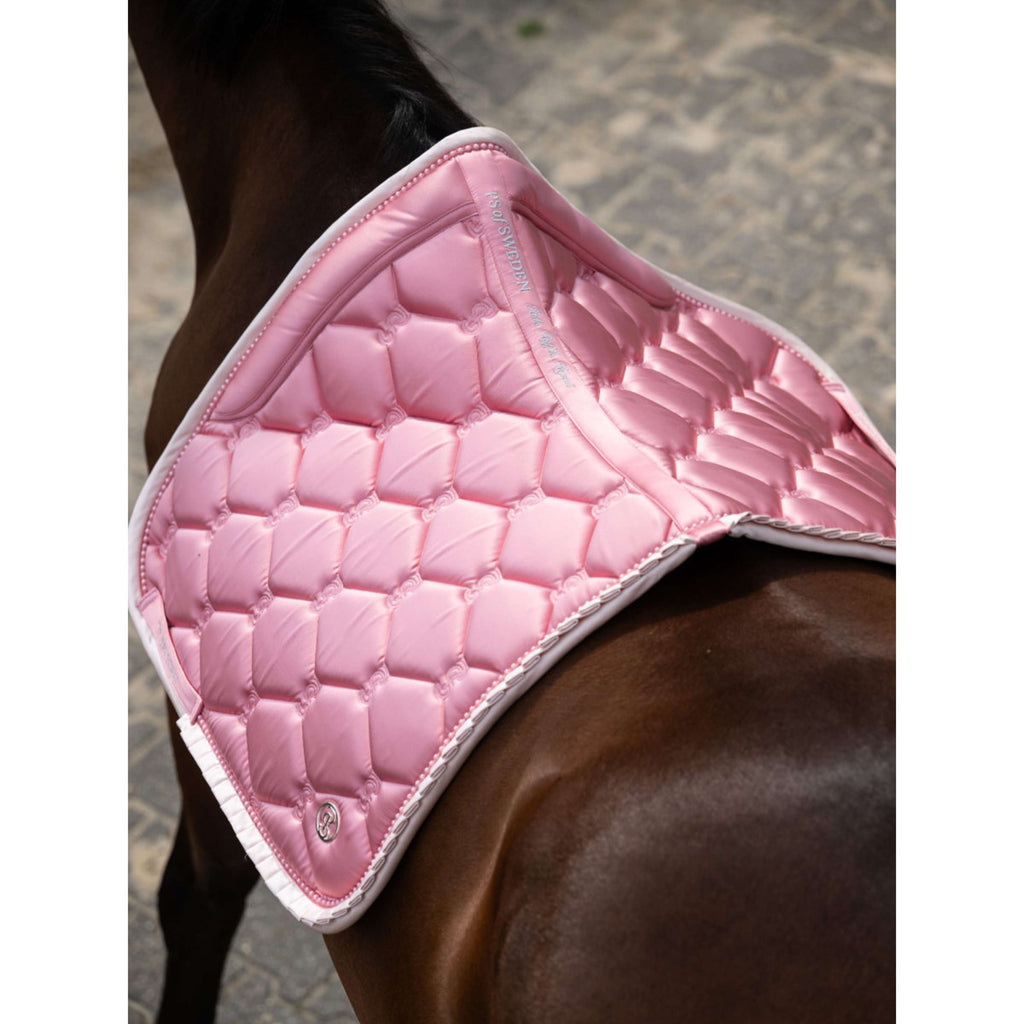 PS of Sweden Saddlepad Ruffle Pearl Dressage Vintage Pink
