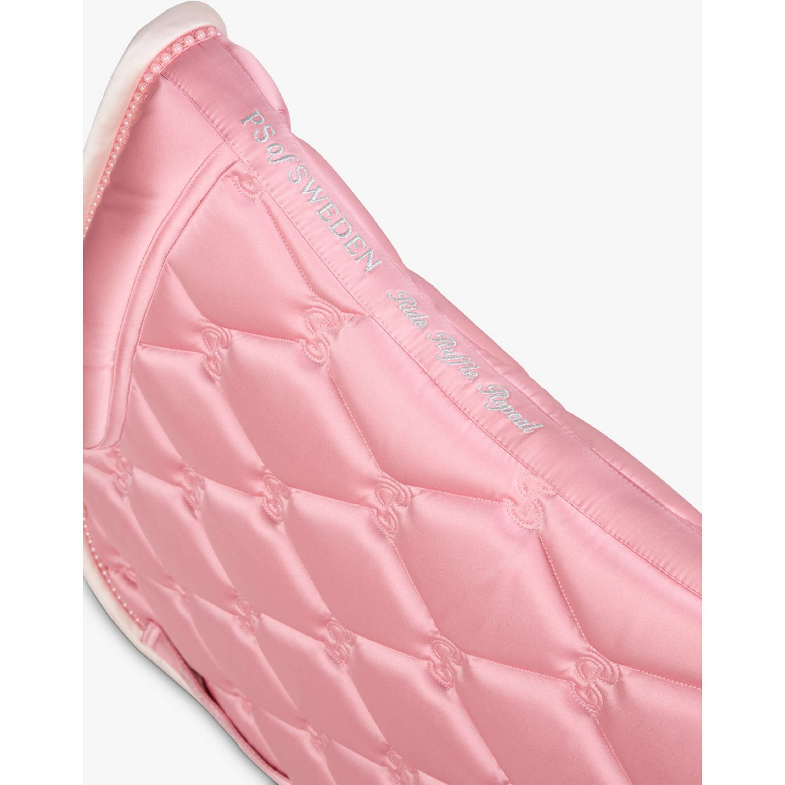 PS of Sweden Saddlepad Ruffle Pearl Dressage Vintage Pink