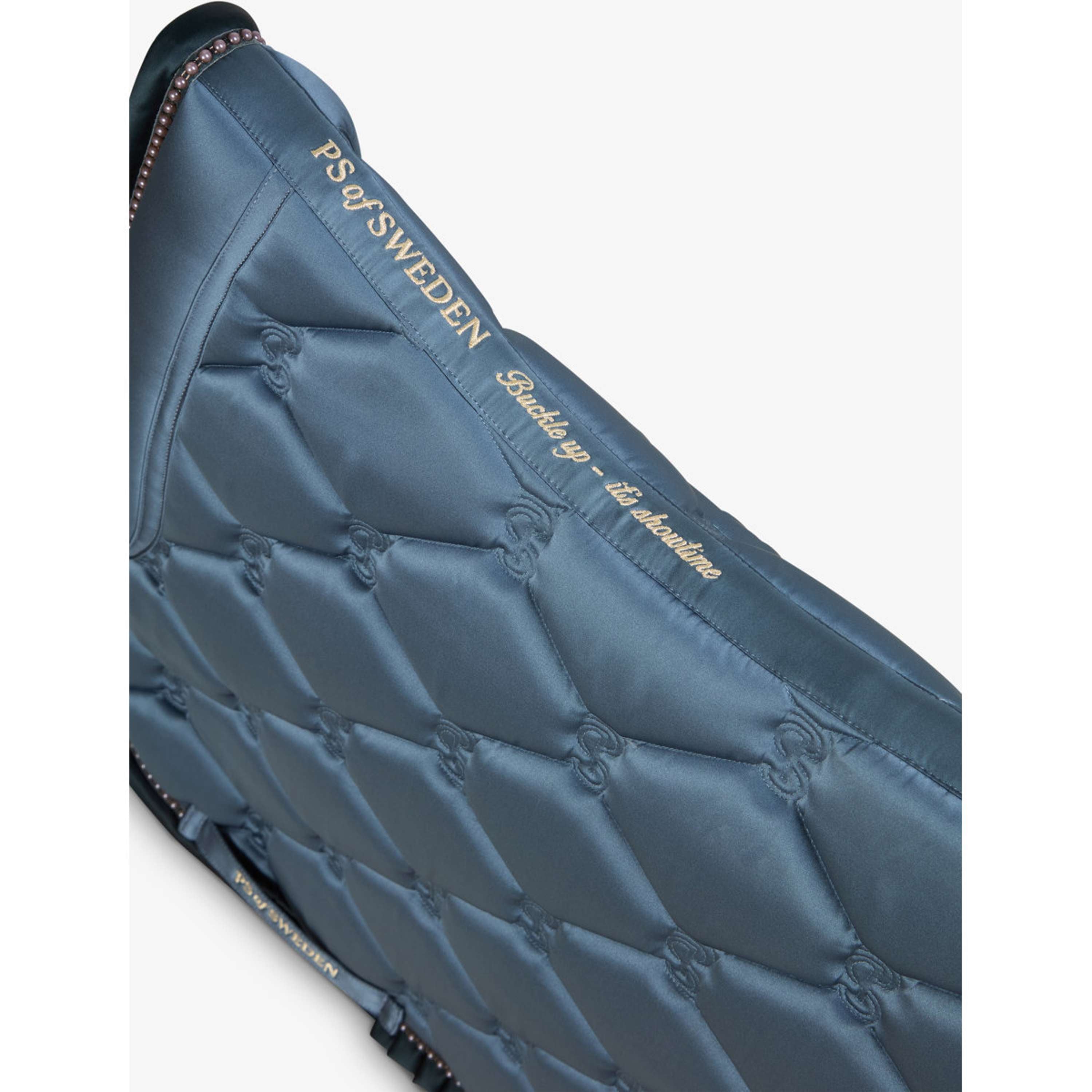 PS of Sweden Saddlepad Ruffle Pearl Dressage Shadow Blue