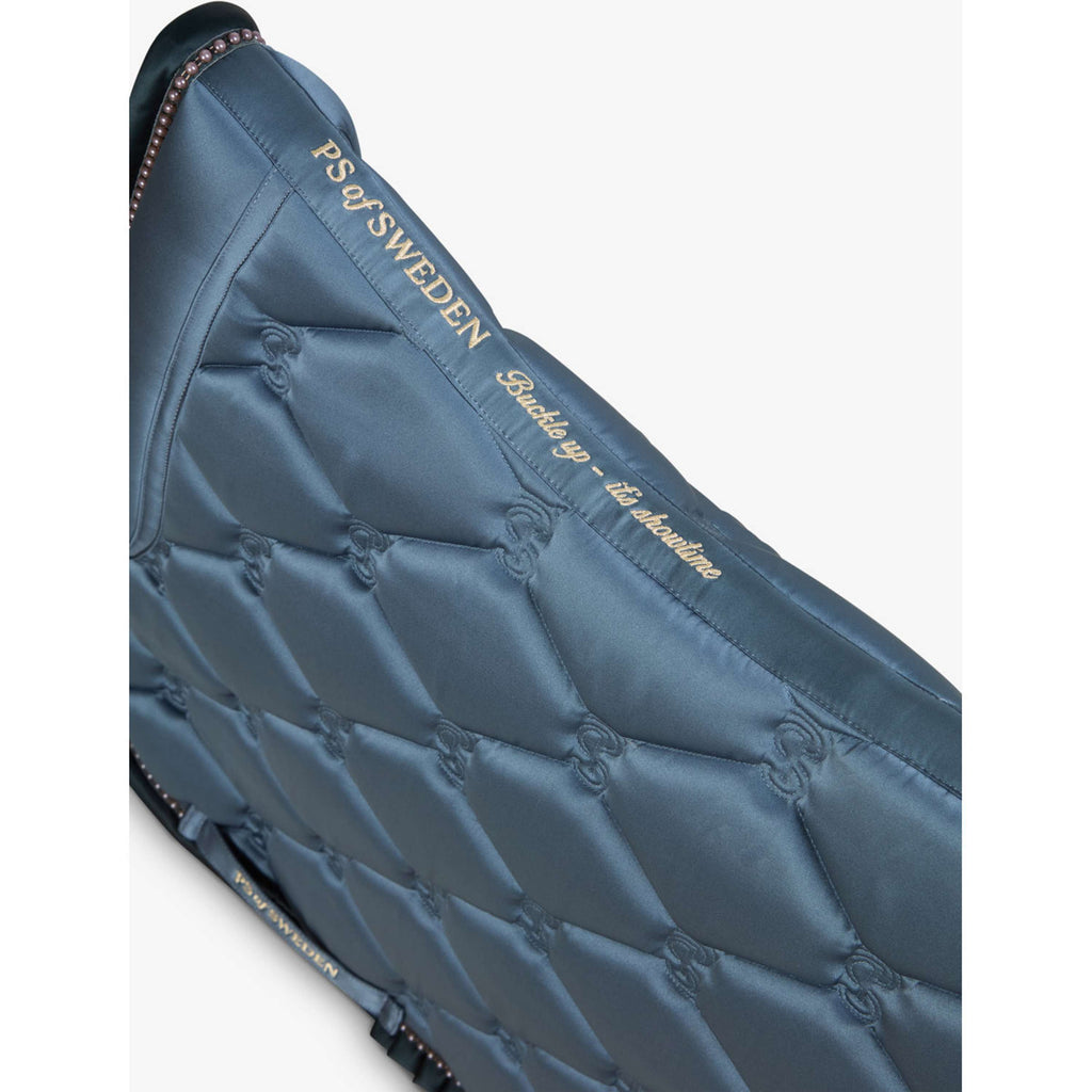 PS of Sweden Saddlepad Ruffle Pearl Dressage Shadow Blue