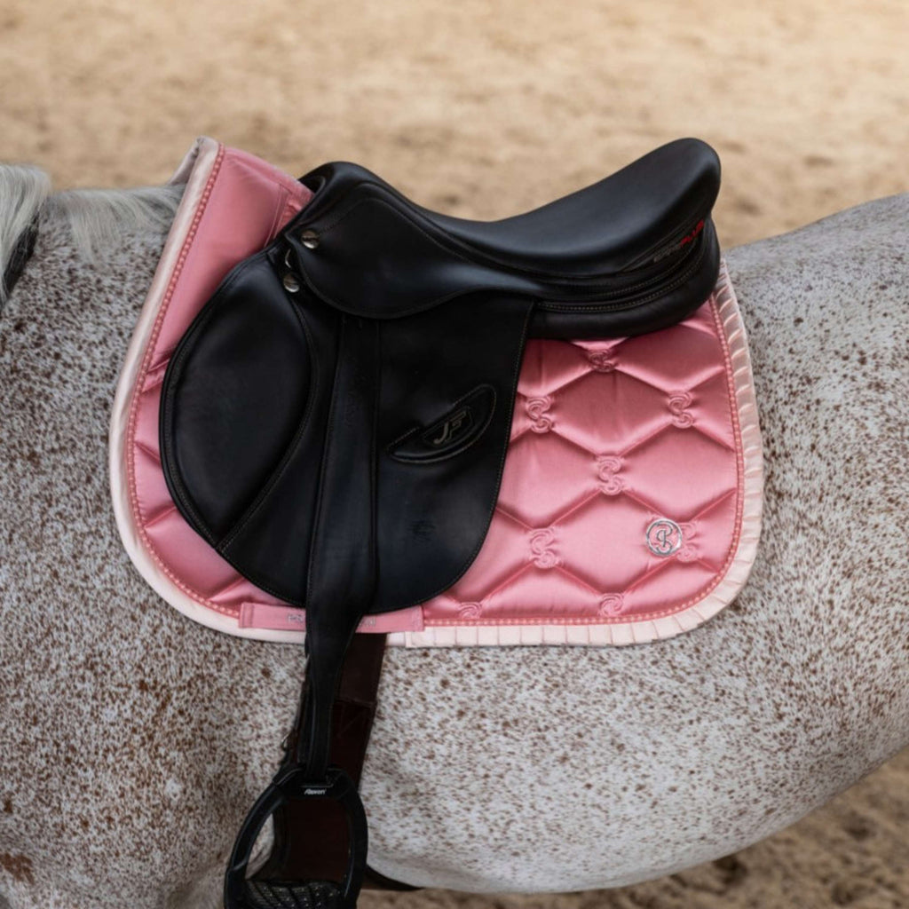 PS of Sweden Saddlepad Ruffle Pearl Jumping Vintage Pink