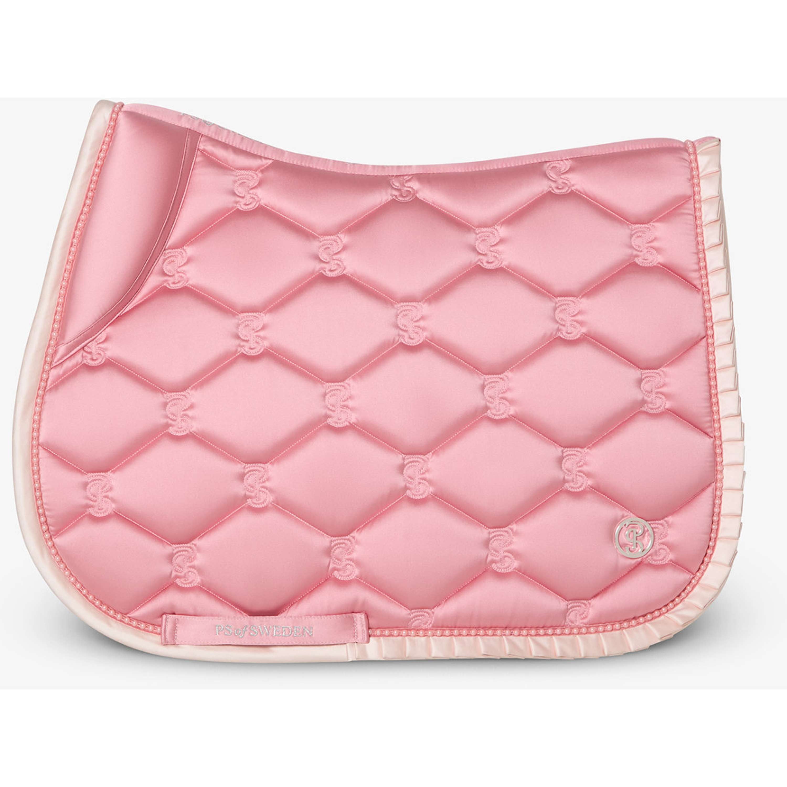 PS of Sweden Saddlepad Ruffle Pearl Jumping Vintage Pink