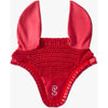 PS of Sweden Ear Bonnet Ruffle Cranberry Red