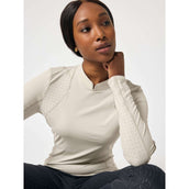 PS of Sweden Long Sleeve Claire Airflow Foggy Rock