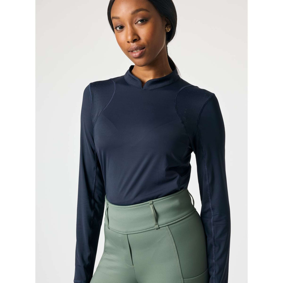 PS of Sweden Long Sleeve Claire Airflow Navy