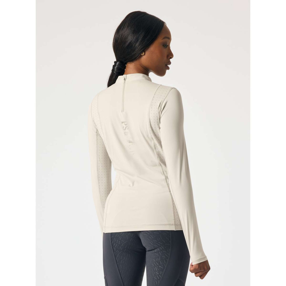 PS of Sweden Long Sleeve Claire Airflow Foggy Rock