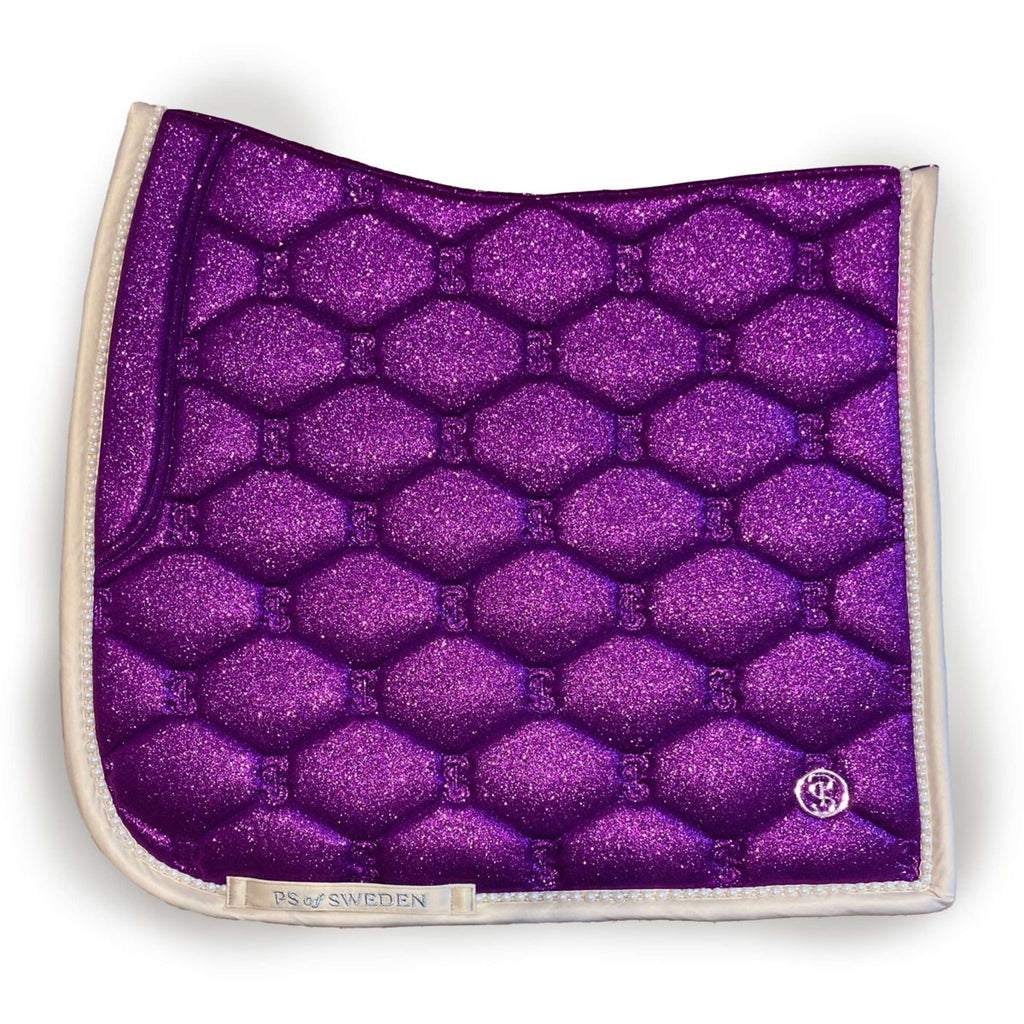 PS of Sweden Saddlepad Stardust Pearl Dressage Sparkly Violet