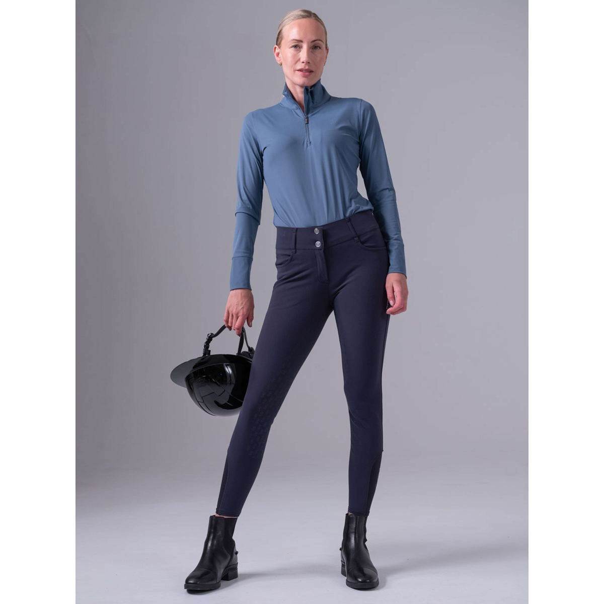 PS of Sweden Breeches Marina Full Grip Navy