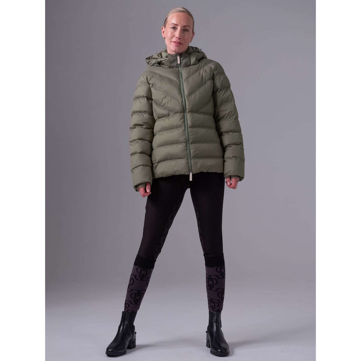 PS of Sweden Puffer Jacket Penelope Vintage Green