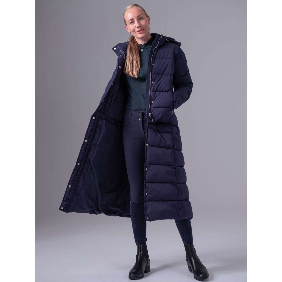 PS of Sweden Puffer Jacket Diane Detachable Navy