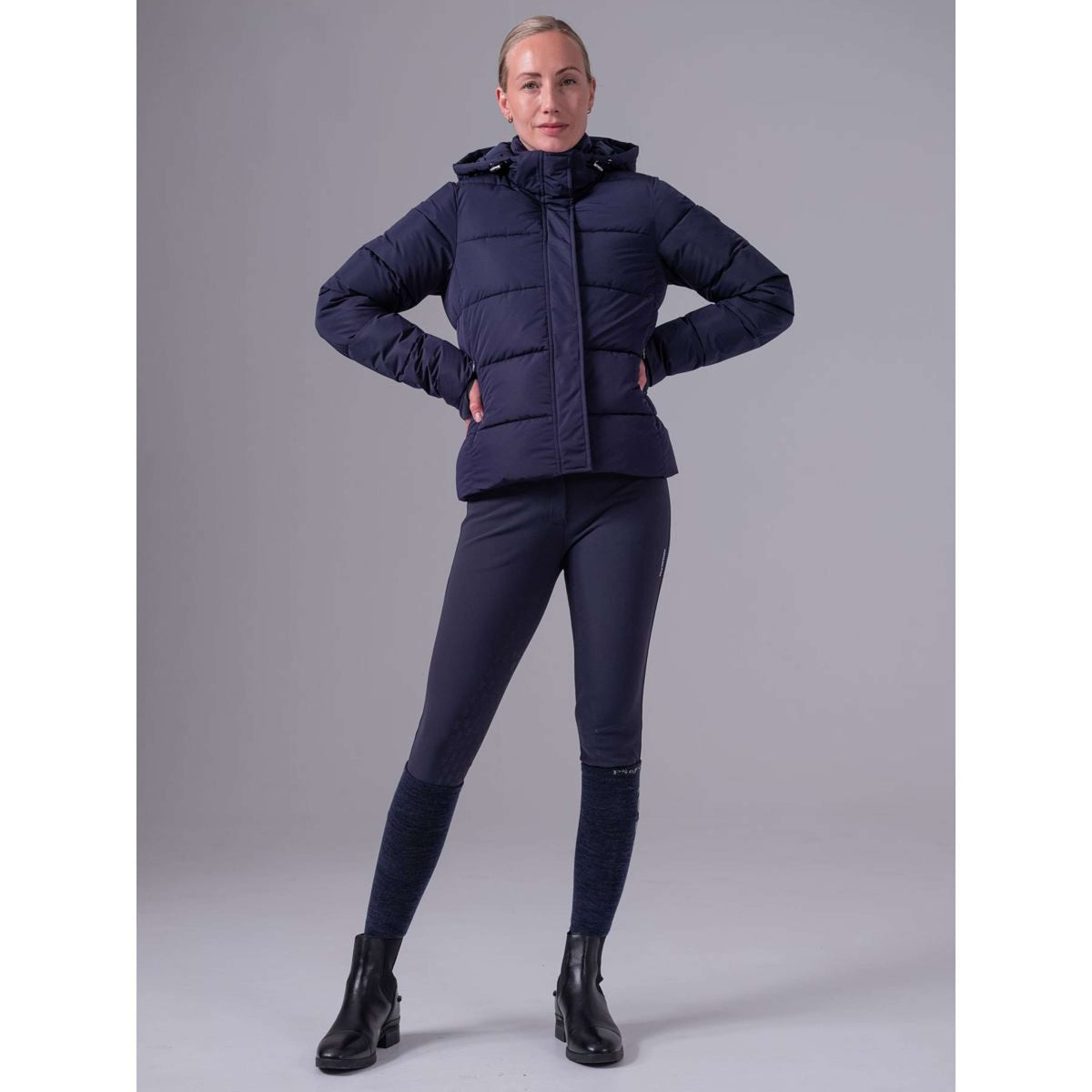 PS of Sweden Puffer Jacket Diane Detachable Navy