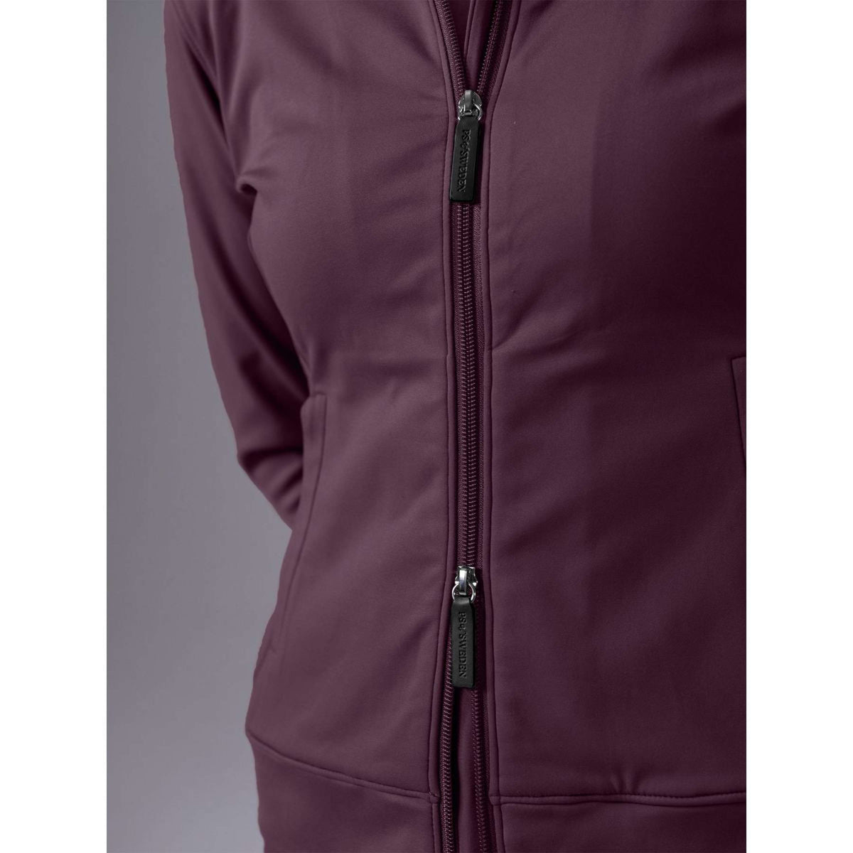 PS of Sweden Zip-Hoodie Oakley Plum