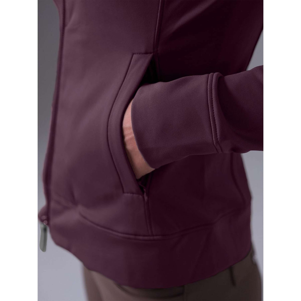 PS of Sweden Zip-Hoodie Oakley Plum