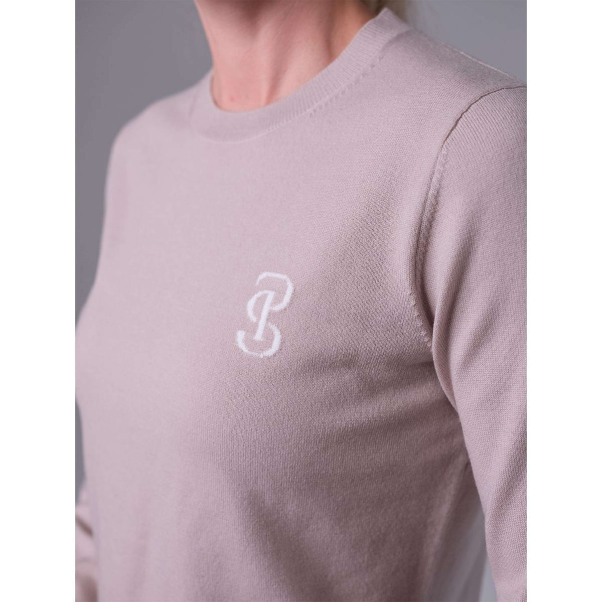 PS of Sweden Sweater PS Logo Silk Taupe