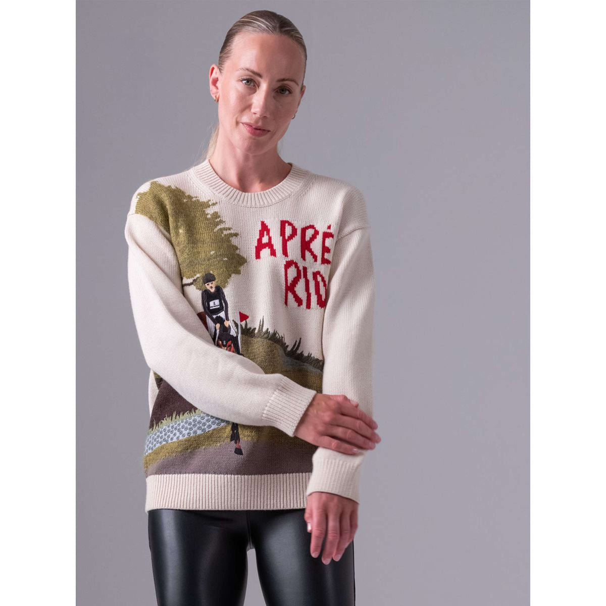 PS of Sweden Sweater Apres Ride Off White