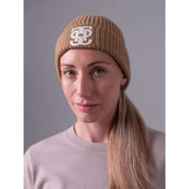 PS of Sweden Beanie Lou Felt Monogram Camel