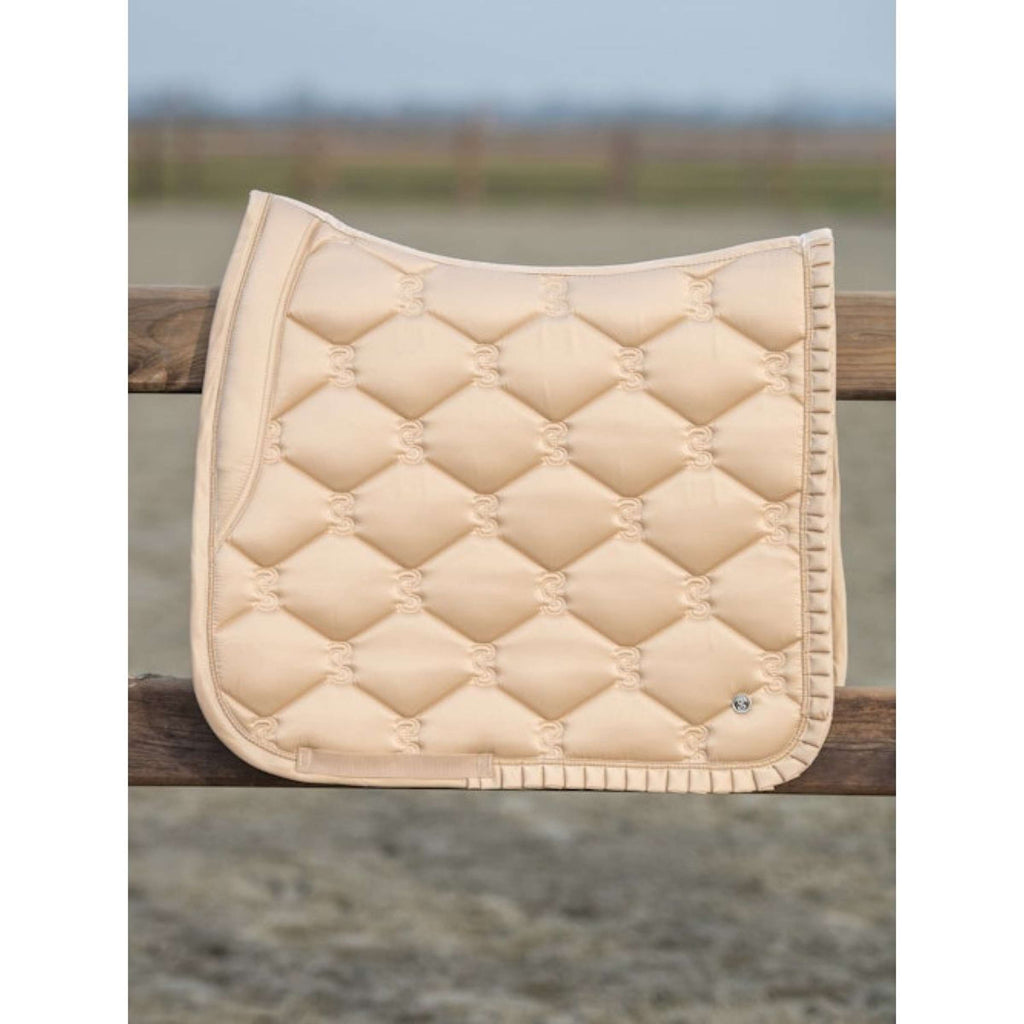 PS of Sweden Saddlepad Ruffle Dressage Light Sand