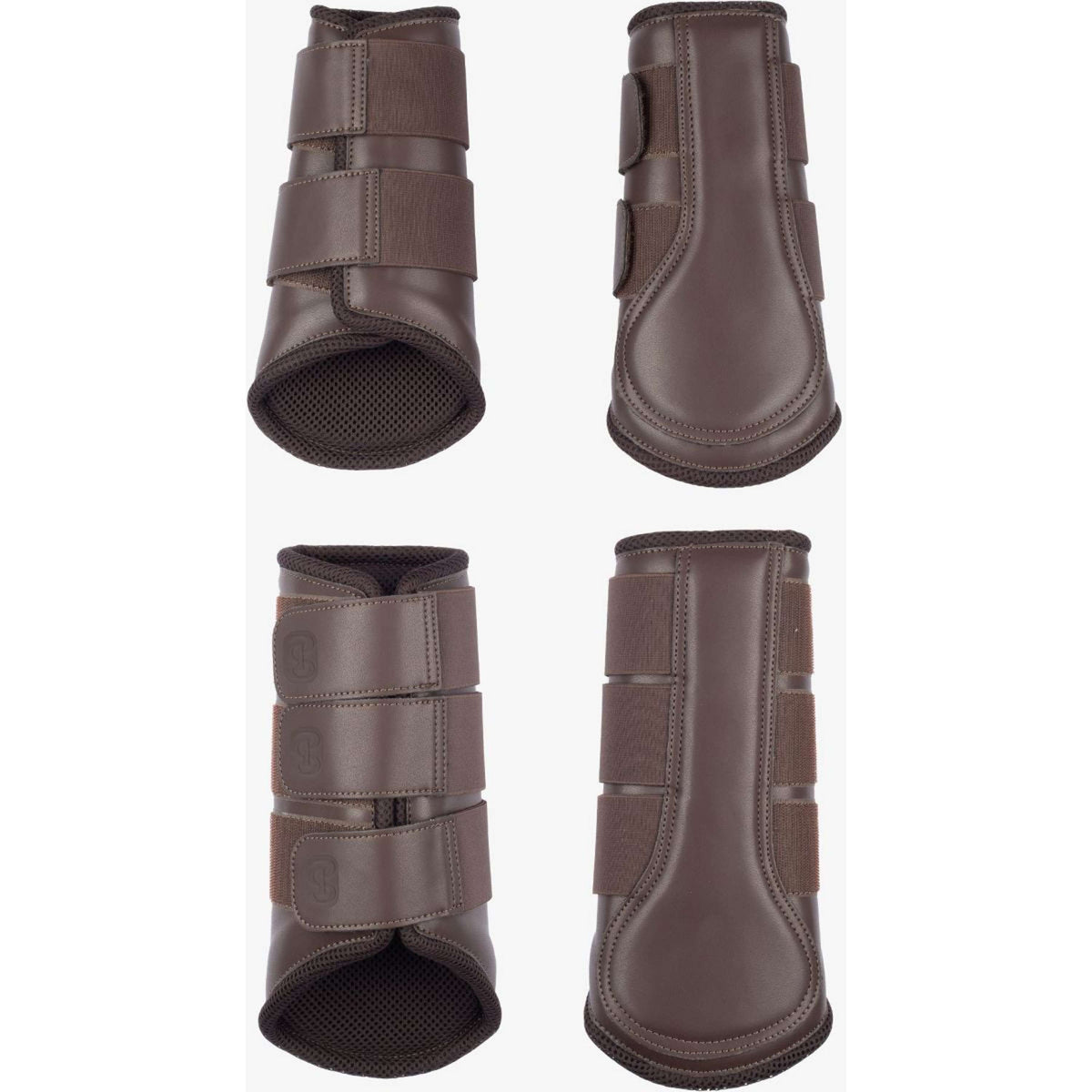 PS of Sweden Leg Protectors Premium Mesh Coffee-Brown