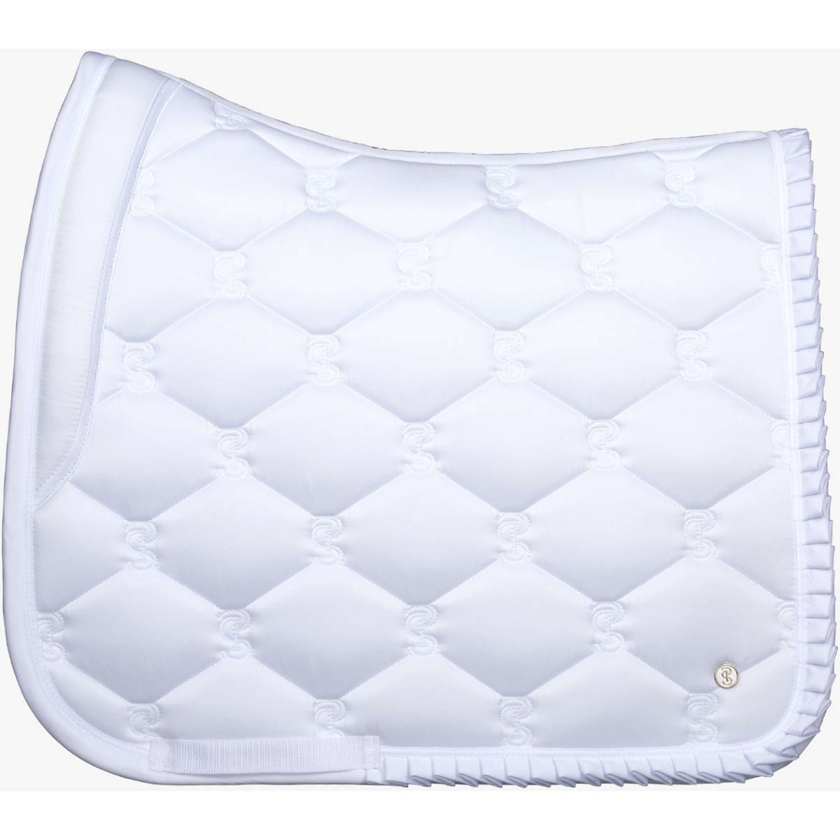 PS of Sweden Saddlepad Ruffle Dressage White