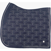 PS of Sweden Saddlepad Denim Monogram Dressage Denim