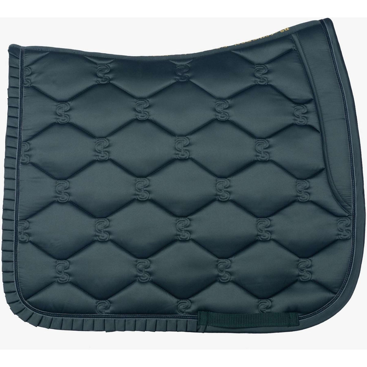 PS of Sweden Saddlepad Ruffle Dressage Midnight Green