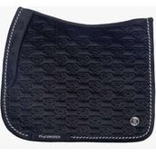 PS of Sweden Saddlepad Velvet Monogram Dressage Black