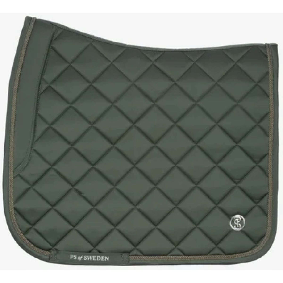 PS of Sweden Saddlepad Satin Serenity Dressage Hunter Green