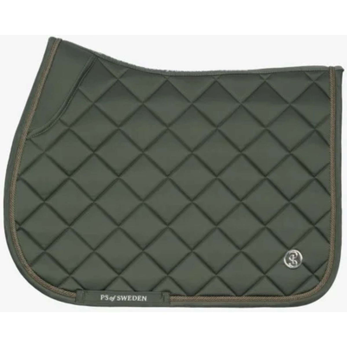 PS of Sweden Saddlepad Satin Serenity Jumping Hunter Green