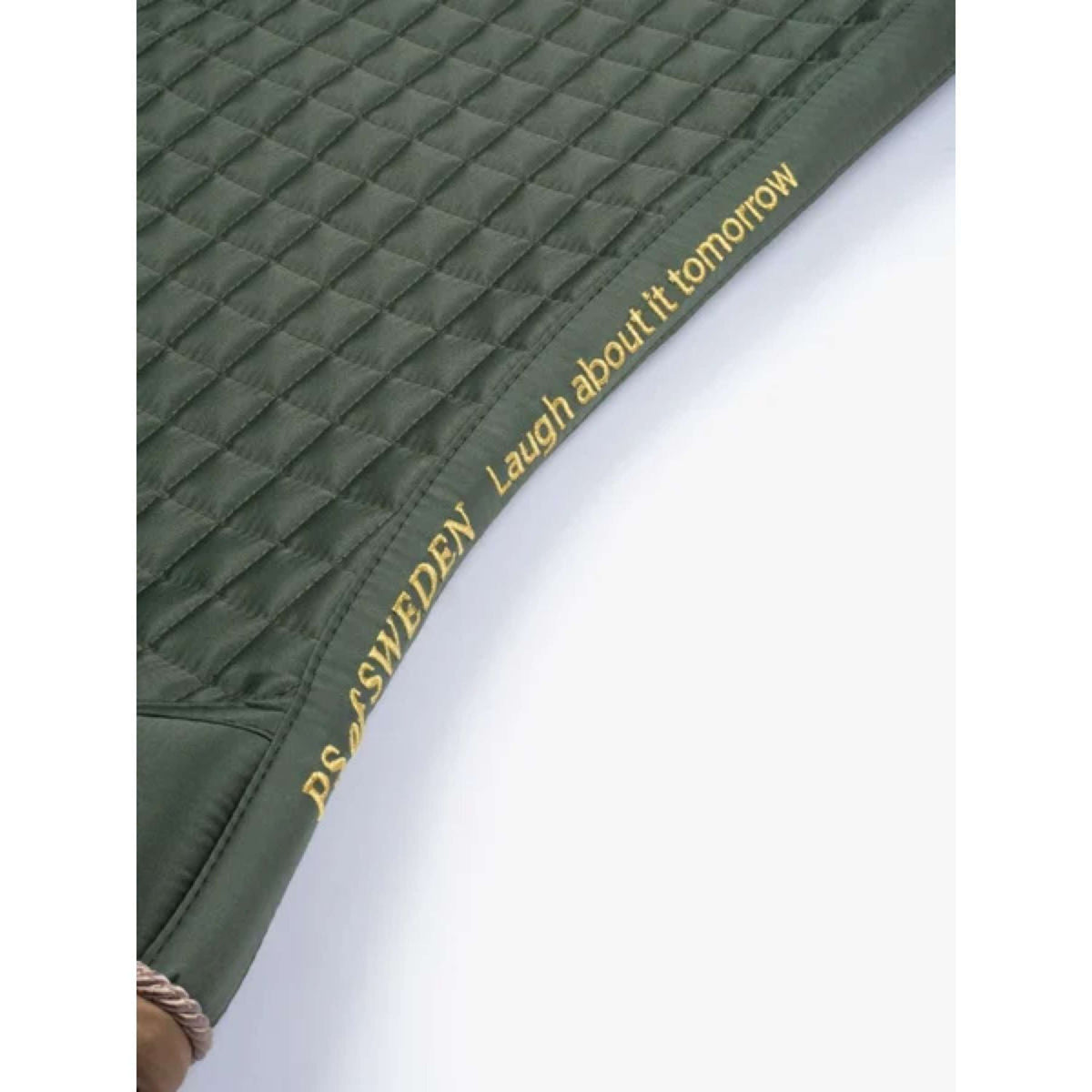 PS of Sweden Saddlepad Classic Grid Jumping Hunter Green