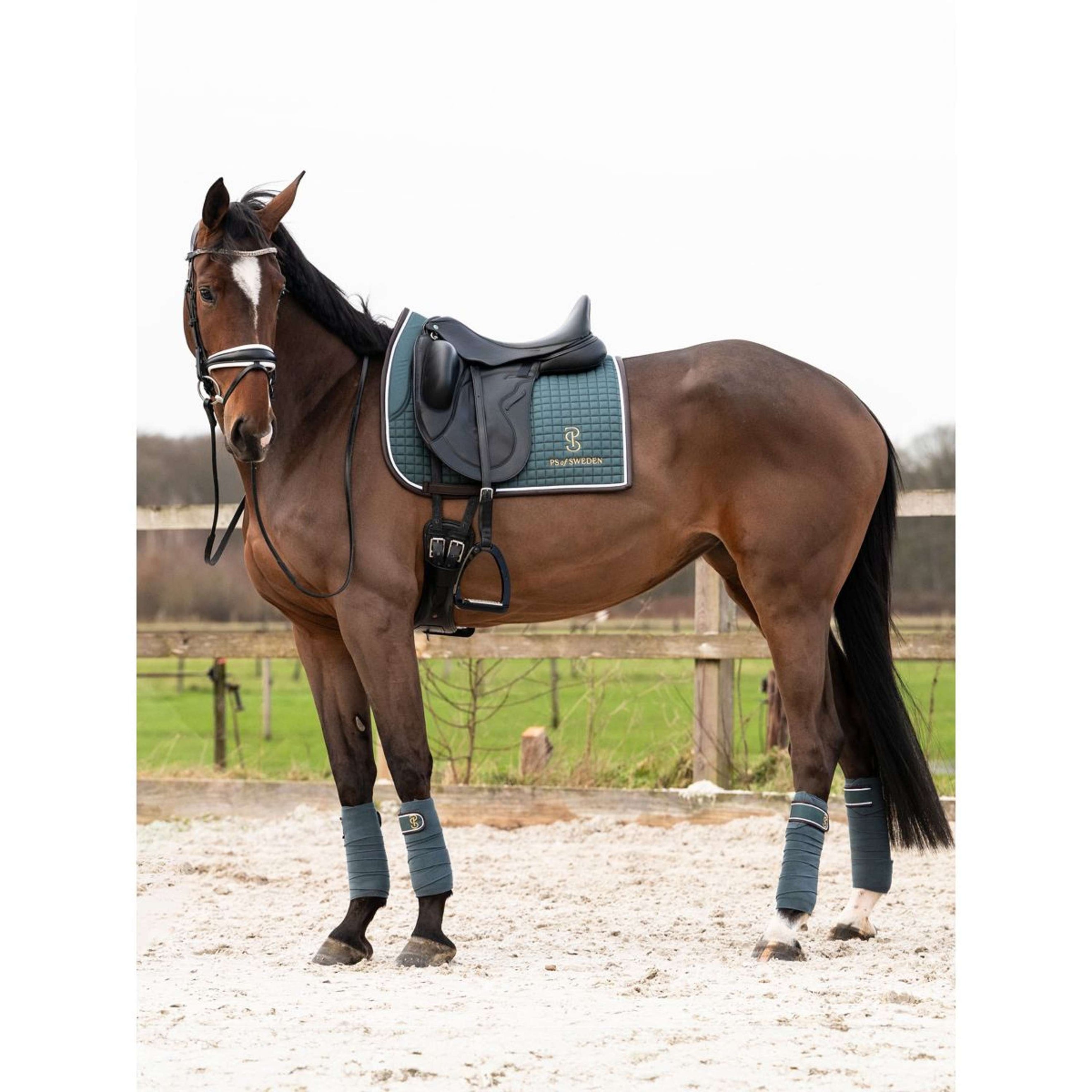 PS of Sweden Saddlepad Elite Edge Dressage Storm Blue