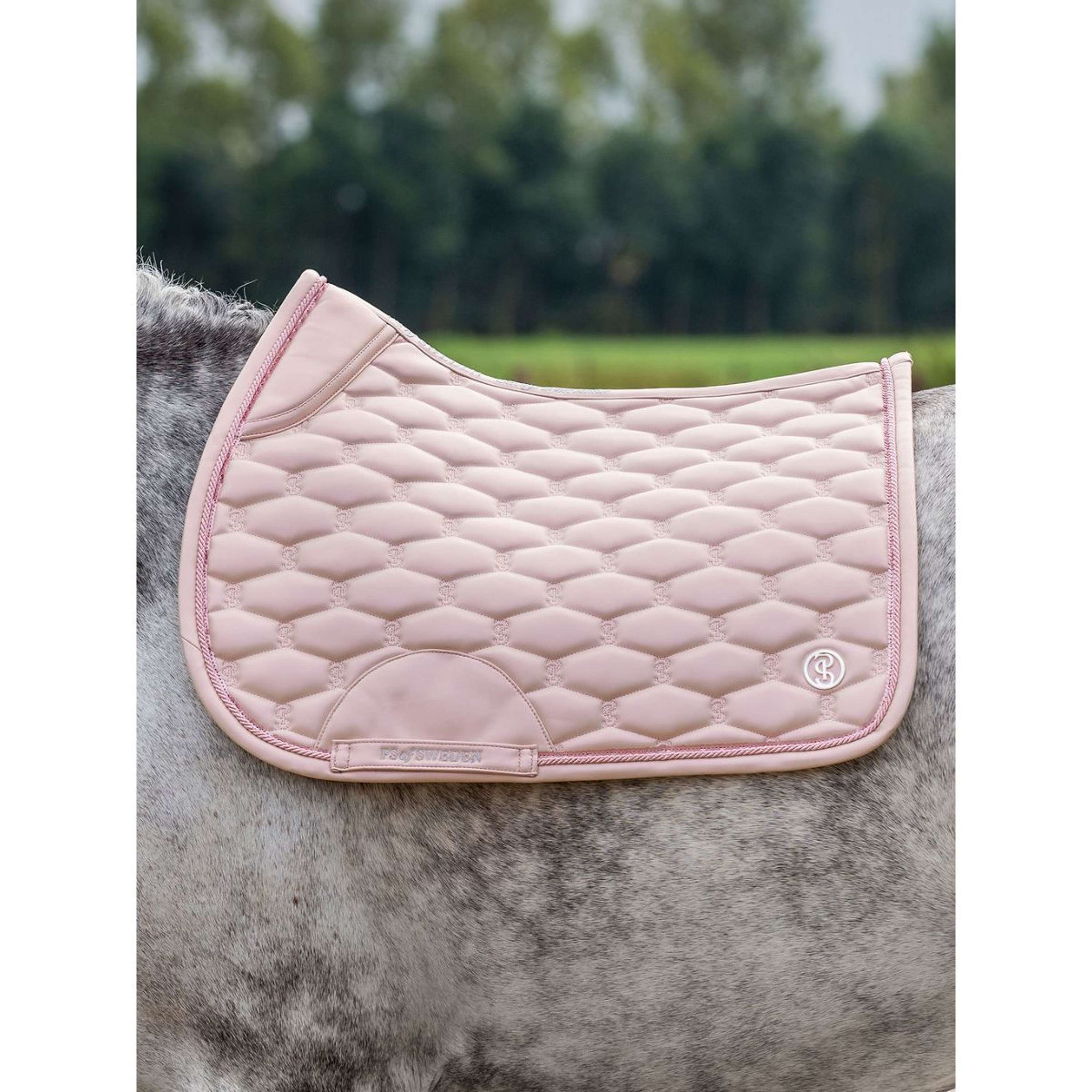 PS of Sweden Saddlepad Dazzling Metallic Jumping Marshmallow Pink