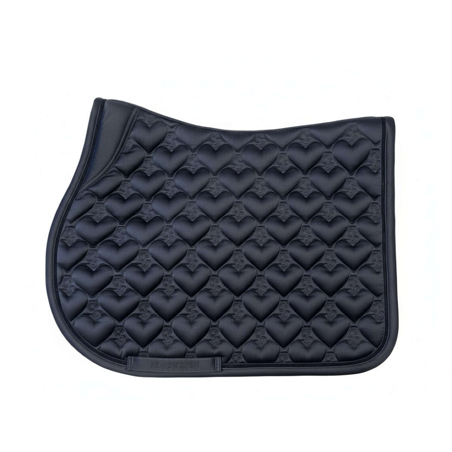 PS of Sweden Saddlepad Heart Jumping Navy