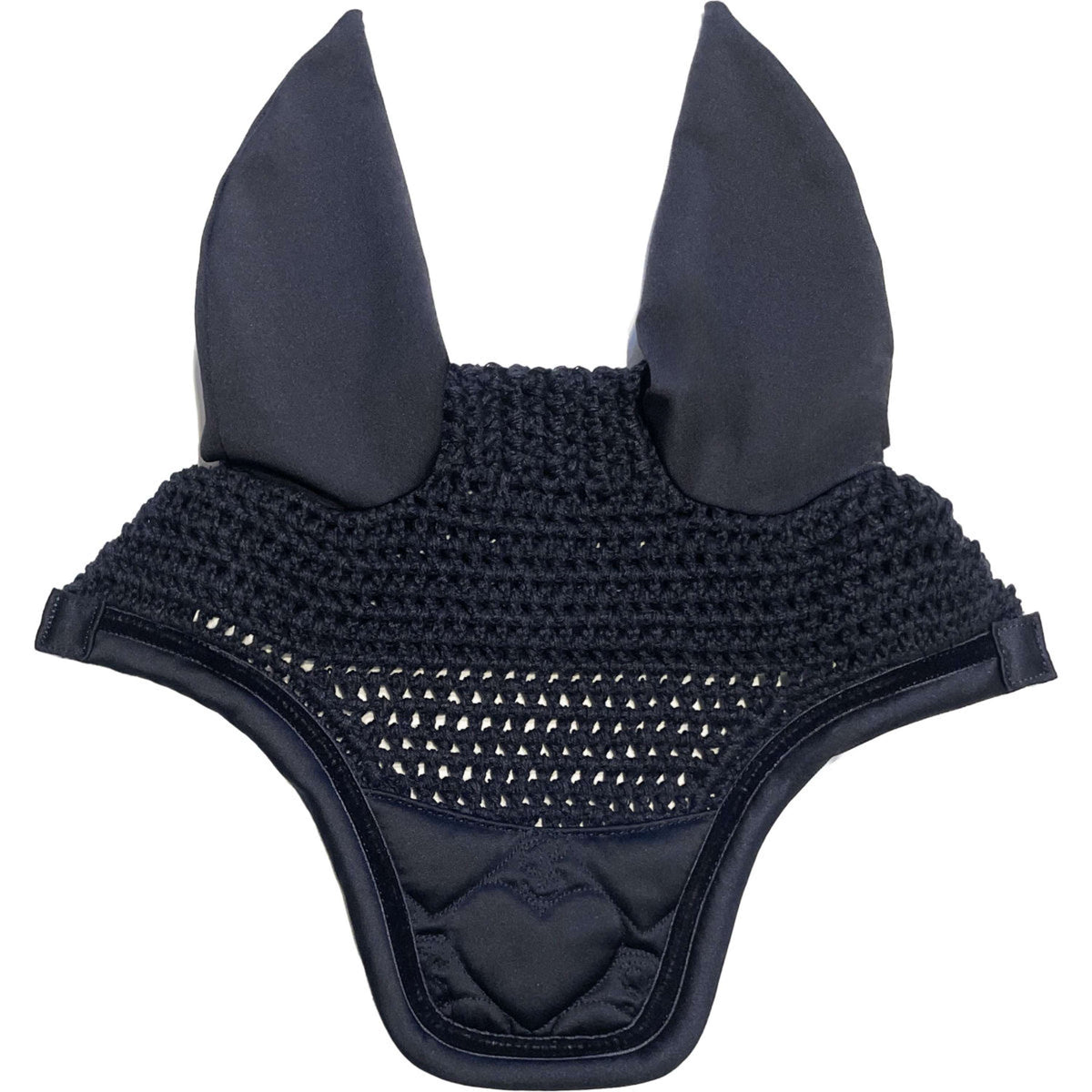 PS of Sweden Ear Bonnet Quilted Heart Navy