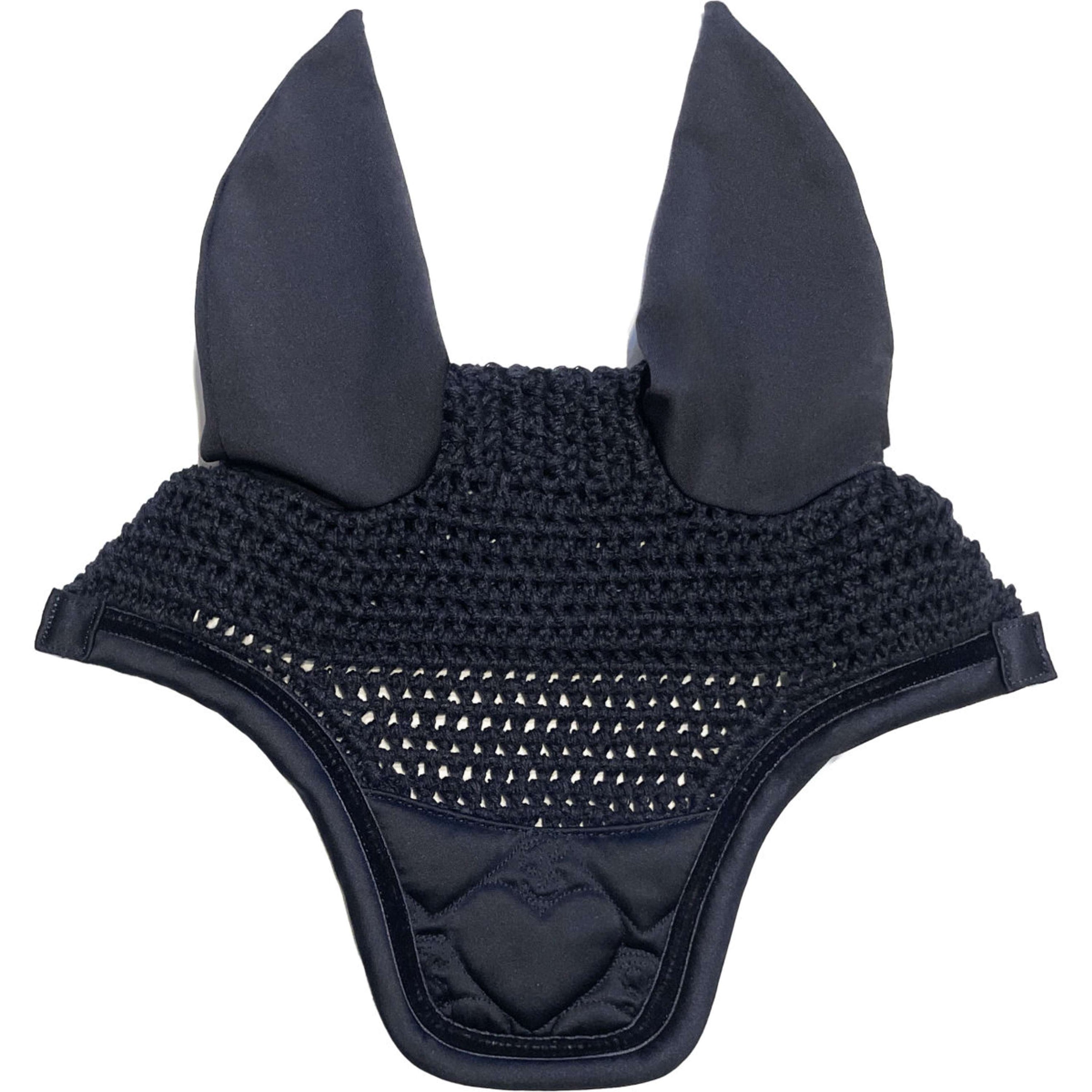 PS of Sweden Ear Bonnet Quilted Heart Navy