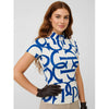 PS of Sweden Shirt Vera Printed Sapphire Crush