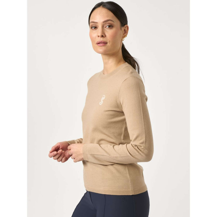 PS of Sweden Sweater PS Logo Desert Beige