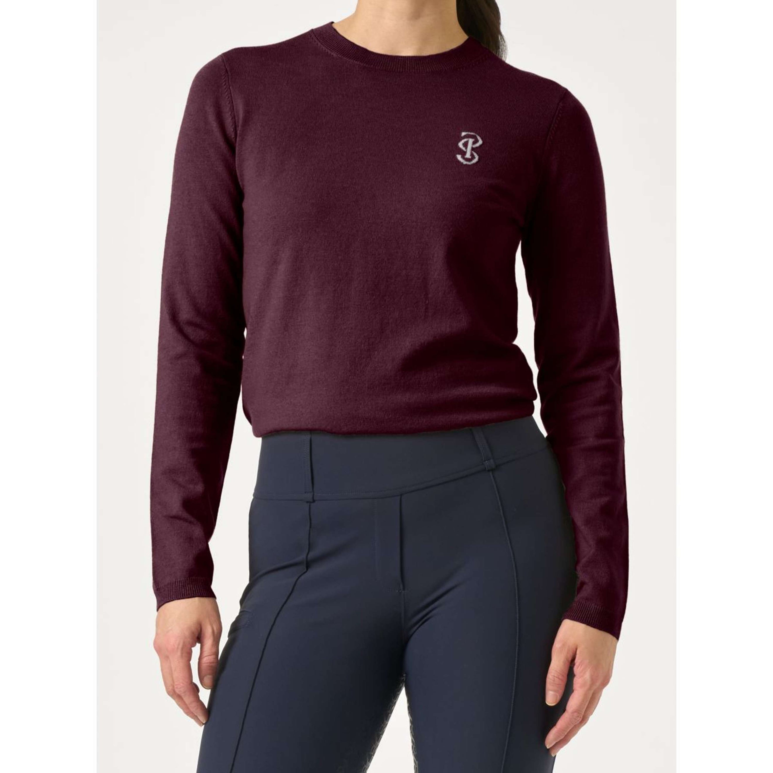 PS of Sweden Sweater PS Logo Plum