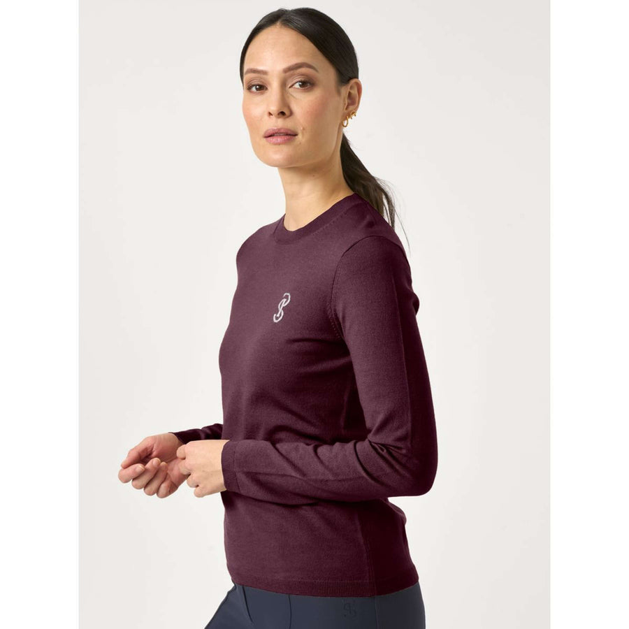 PS of Sweden Sweater PS Logo Plum