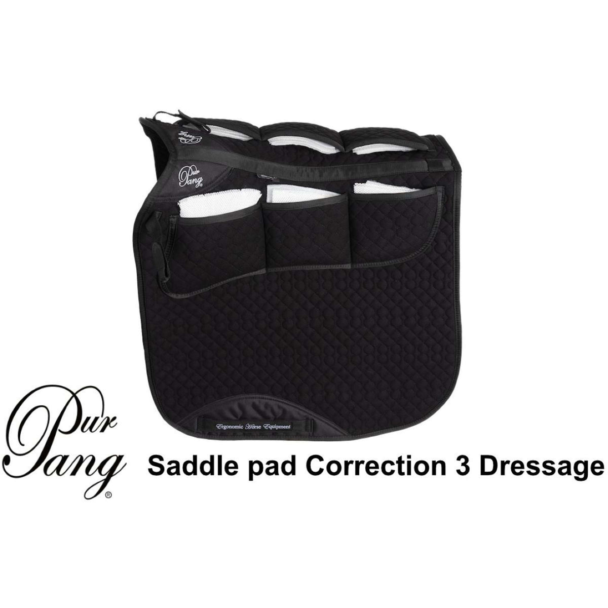 Pur Sang Saddlepad Correction Dressage Black