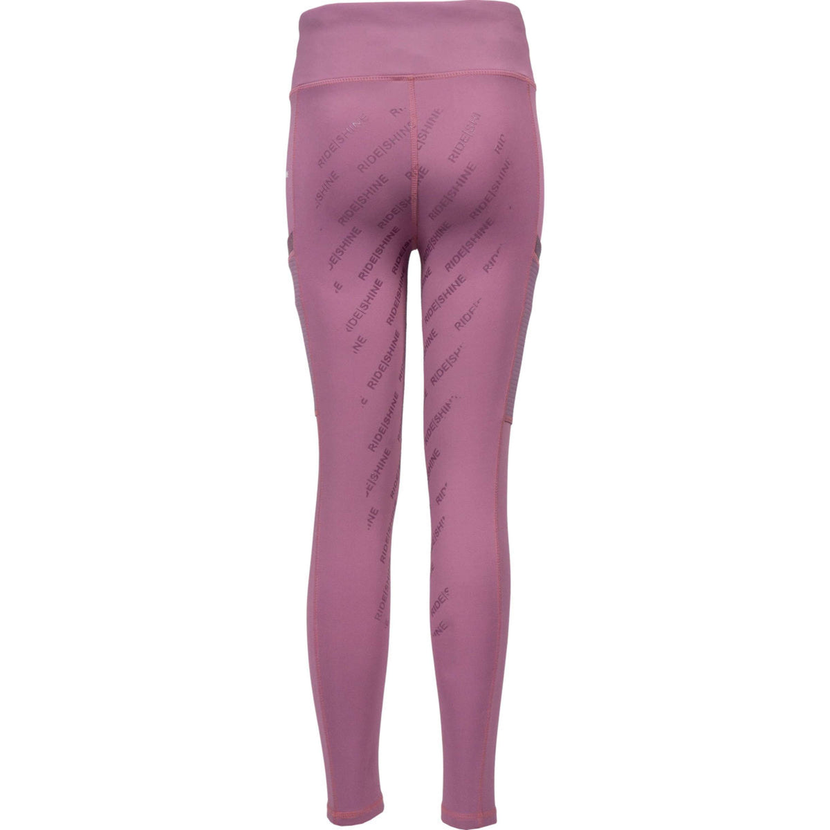 Red Horse Riding Legging Mitsu Full Grip Thistle Purple