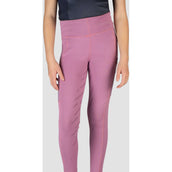 Red Horse Riding Legging Mitsu Full Grip Thistle Purple