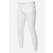 LeMieux Breeches Elite Mens Classic Pleated Knee grip White