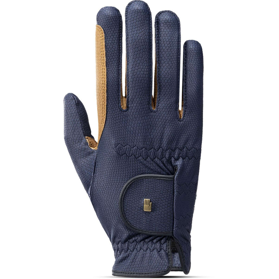 Roeckl Riding Gloves Malta Navy/Caramel