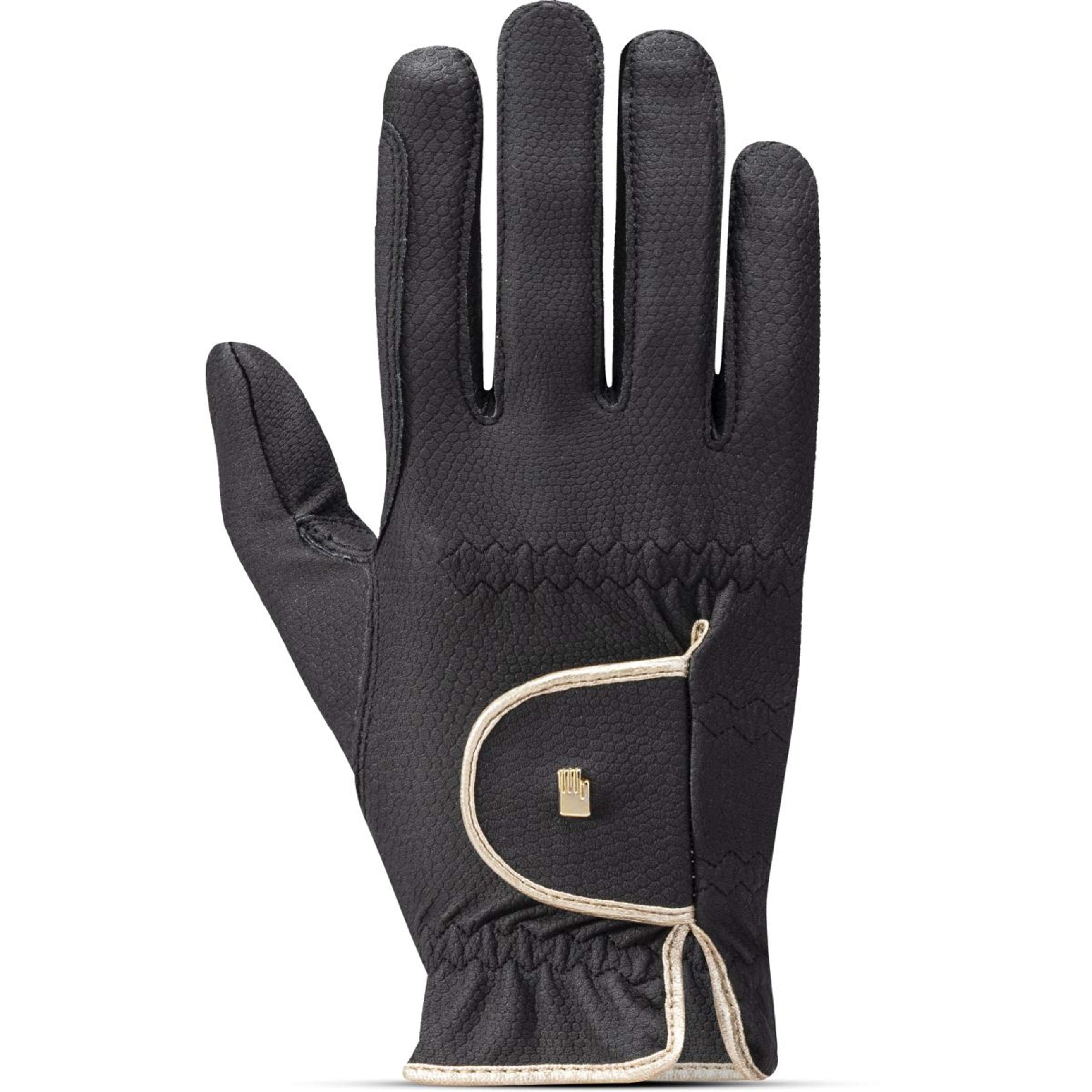 Roeckl Riding Gloves Lona Black/Gold