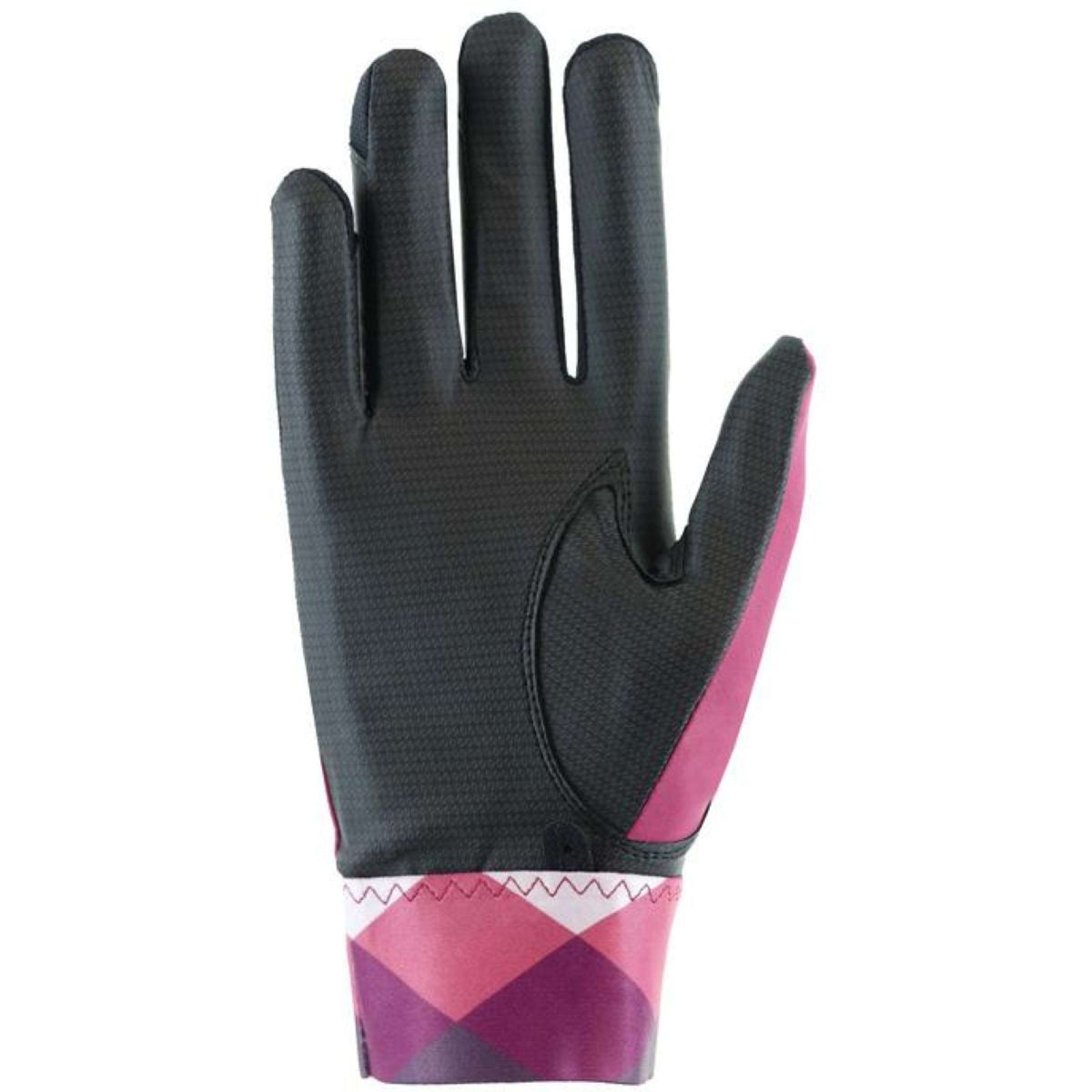 Roeckl Riding Gloves Martingal Schwarz/Posh Pink