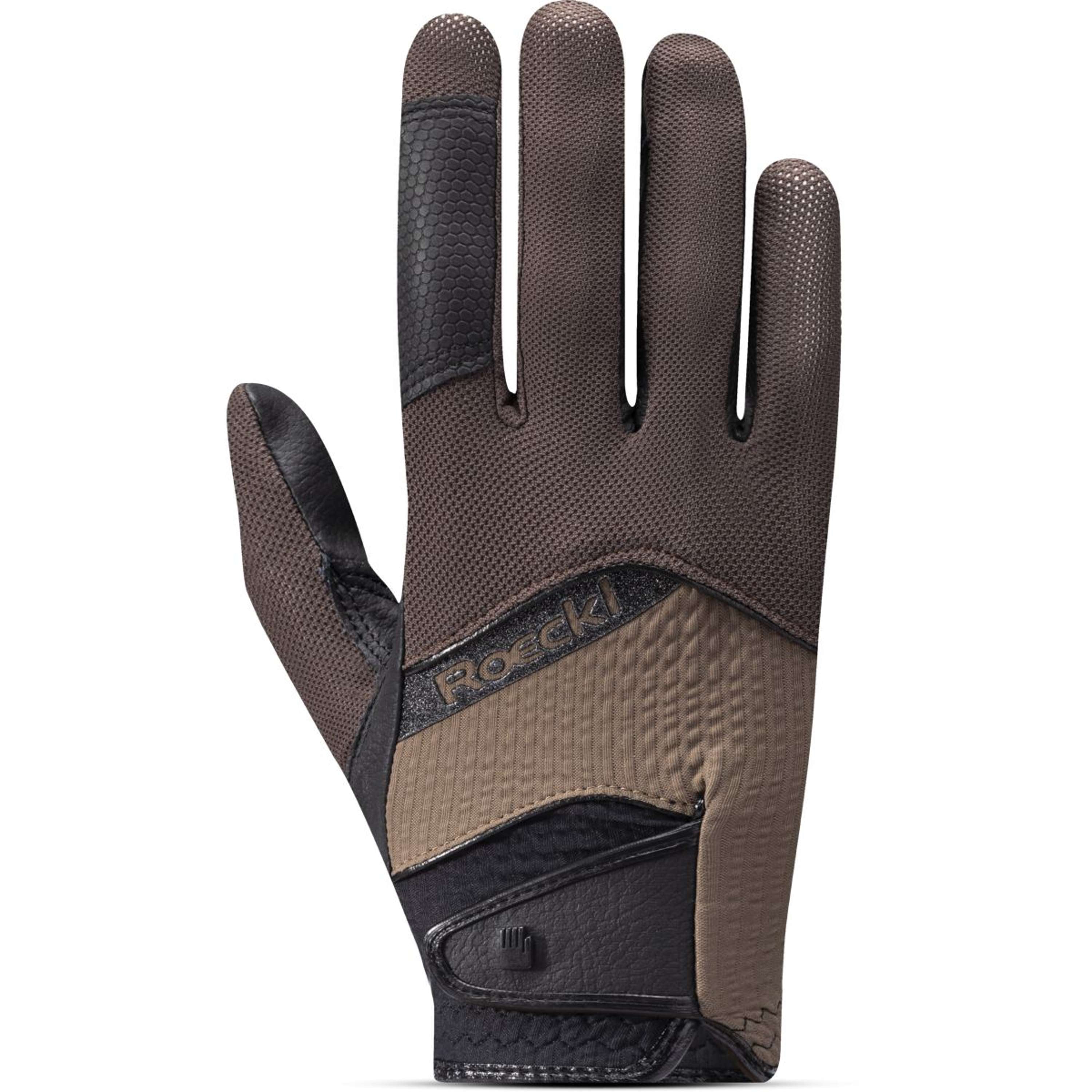 Roeckl Riding Gloves Millero Dark Mocha/Choco Milk